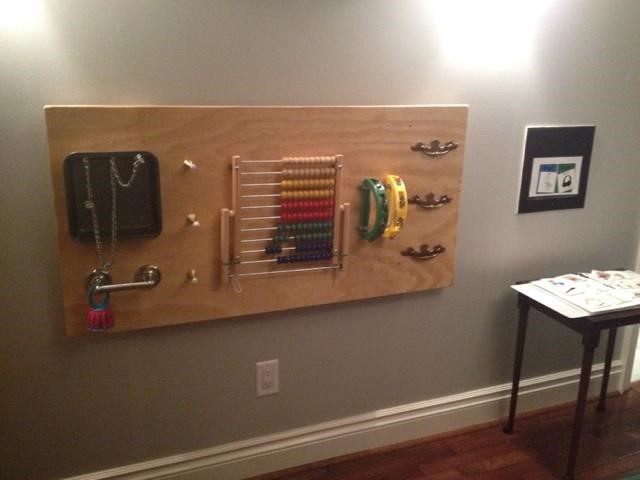 Autism wall activity board