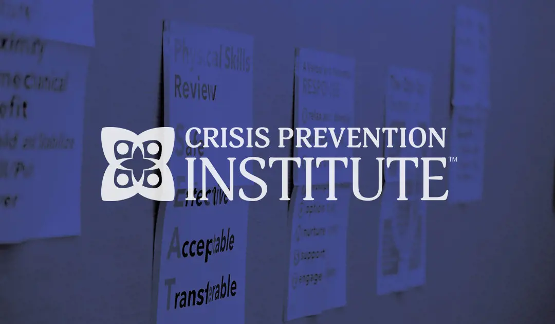 Crisis Prevention Institute logo on blue background