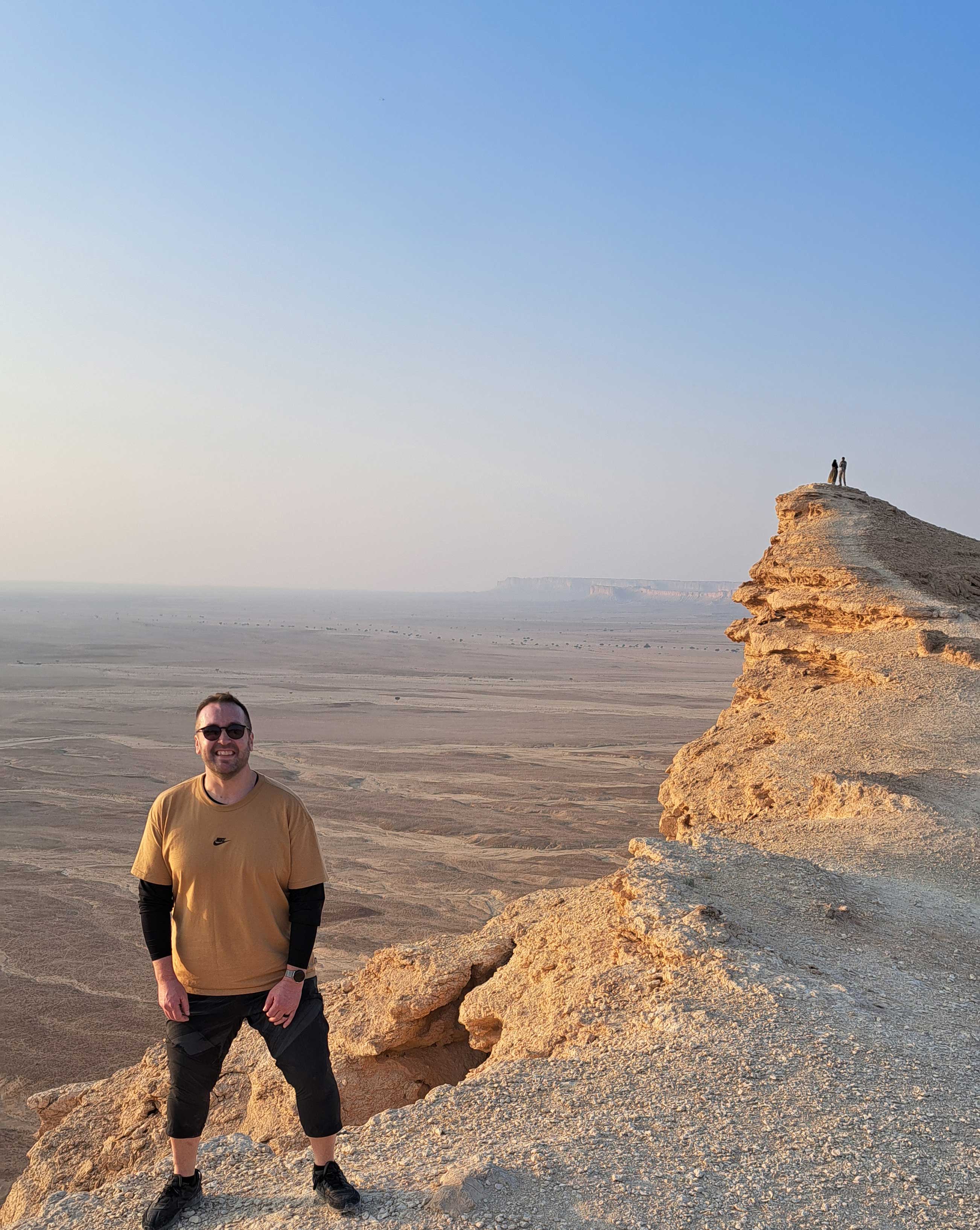 CPI’s Adam Mellor at the Edge of the World in Saudi Arabia