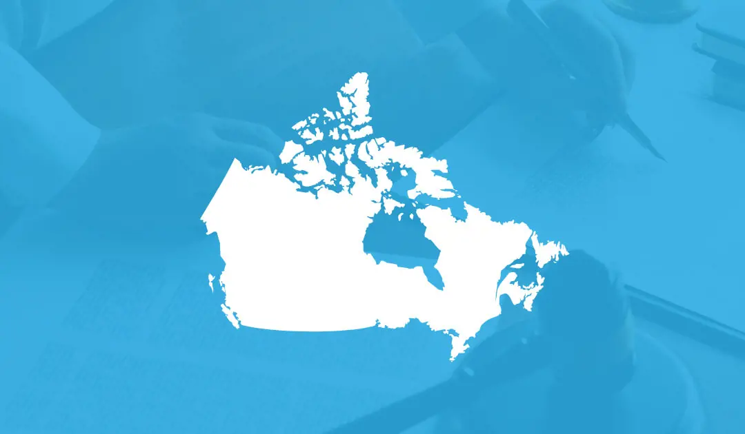 Canada image cyan background