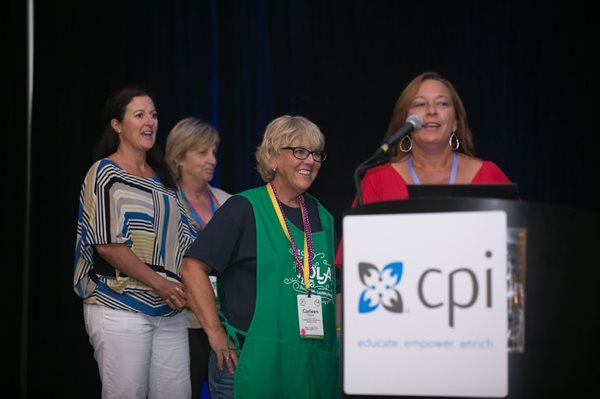 Carleen at Conference